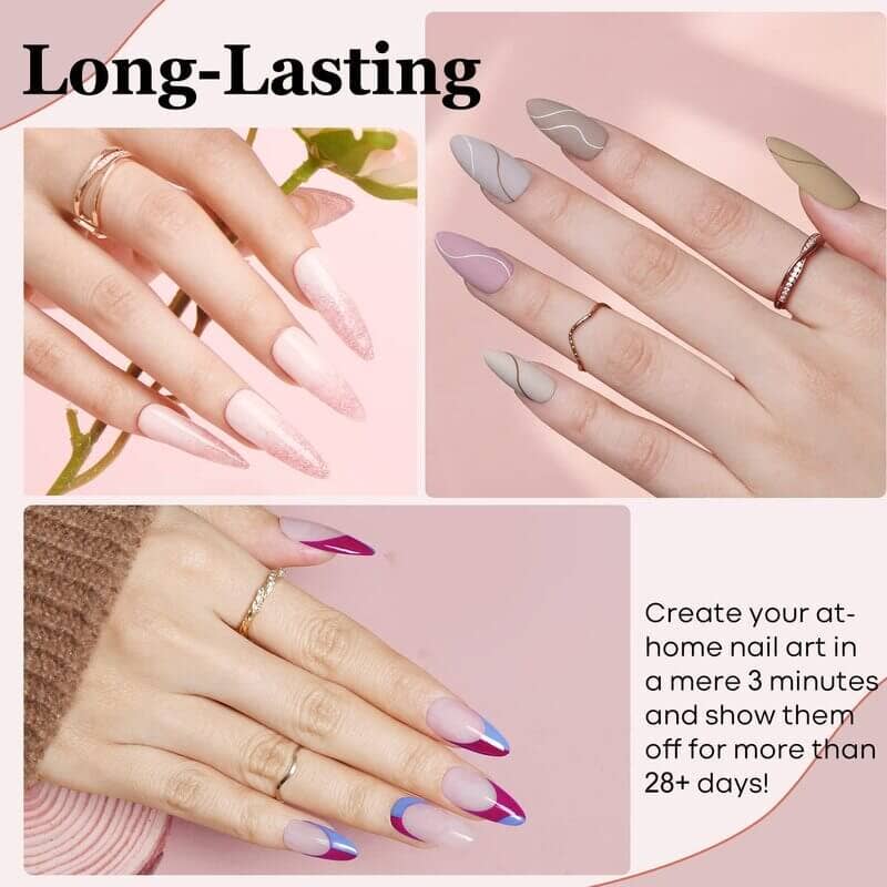 Modelones - Vente Assortiment de vernis à ongles - Vibrant Bliss - Kit de vernis à ongles gel 24 pièces, 20 couleurs1