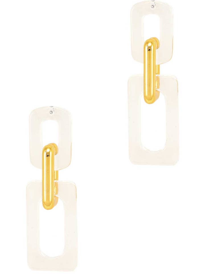 Rectangle Transparent Earring 2009 for wholesale by anbfashion