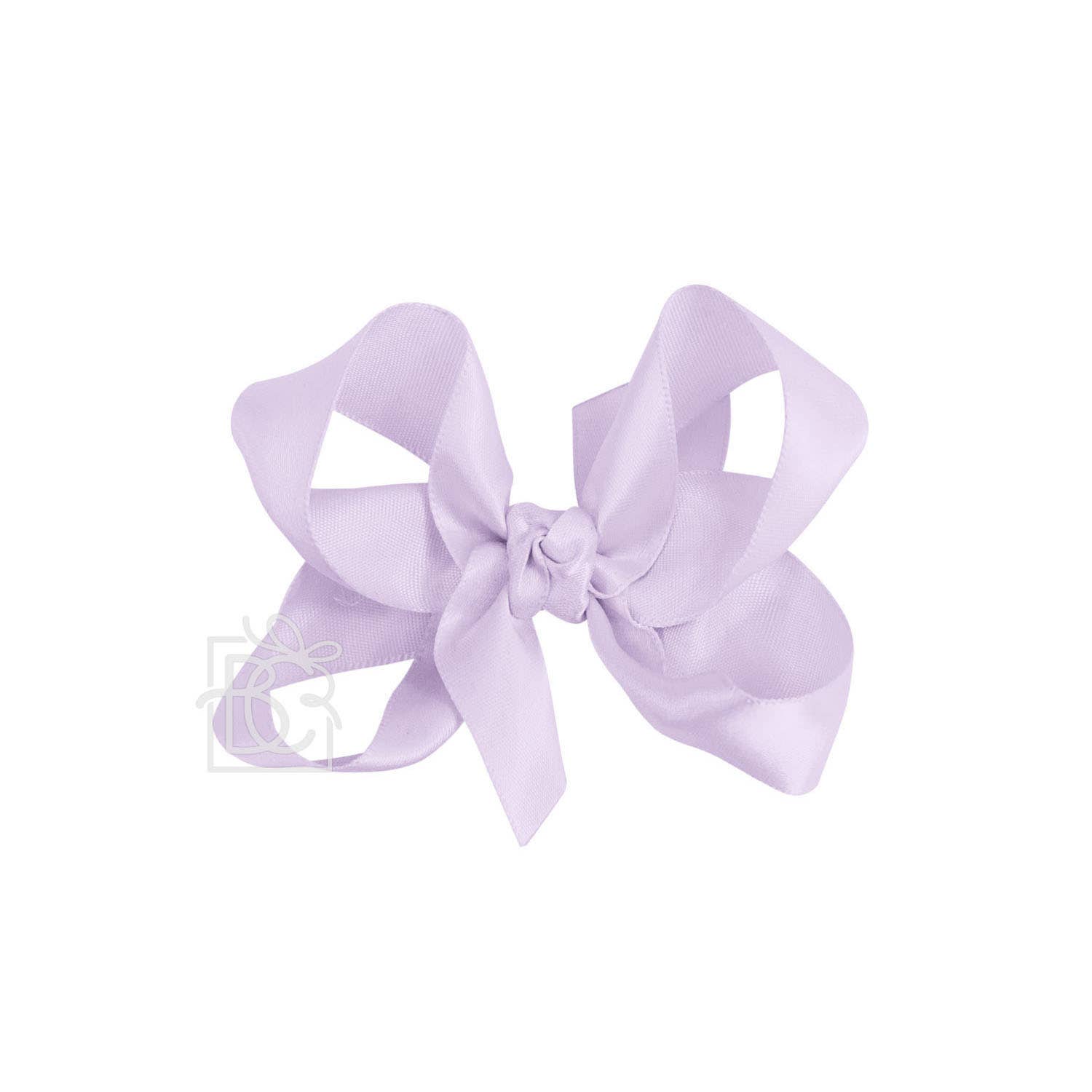 Beyond Creations, LLC - Wholesale Hair Bow - Kids - SATIN BOW ON CLIP228