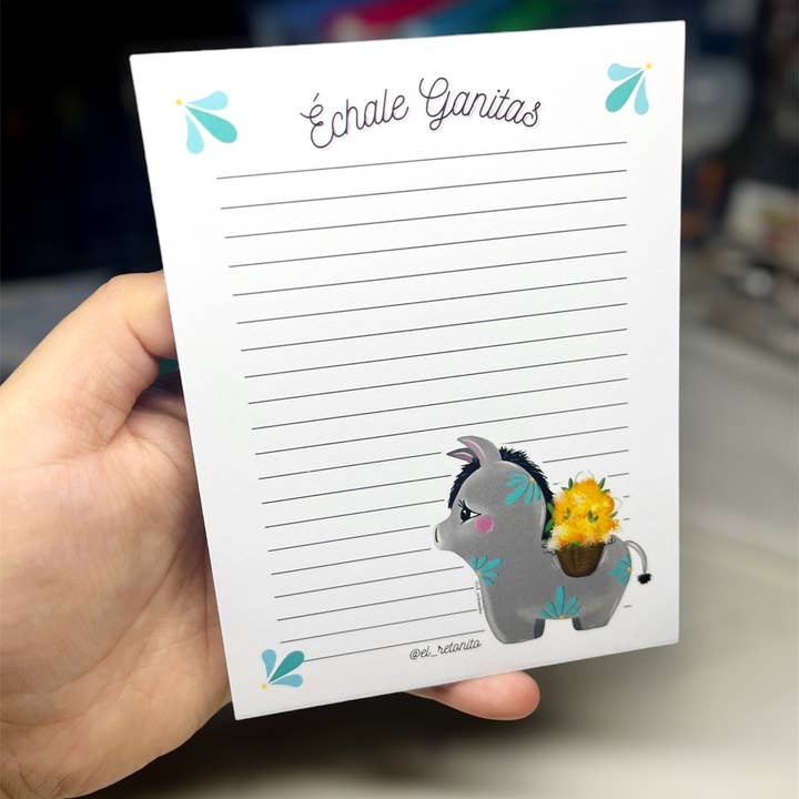 El Retoñito - Wholesale Notepad - Burrito Notepad0