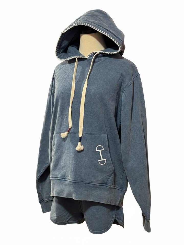 Equine & Design, LLC - Wholesale Hoodie - Women's - Damascus Bit Logo Hoodie Loungewear