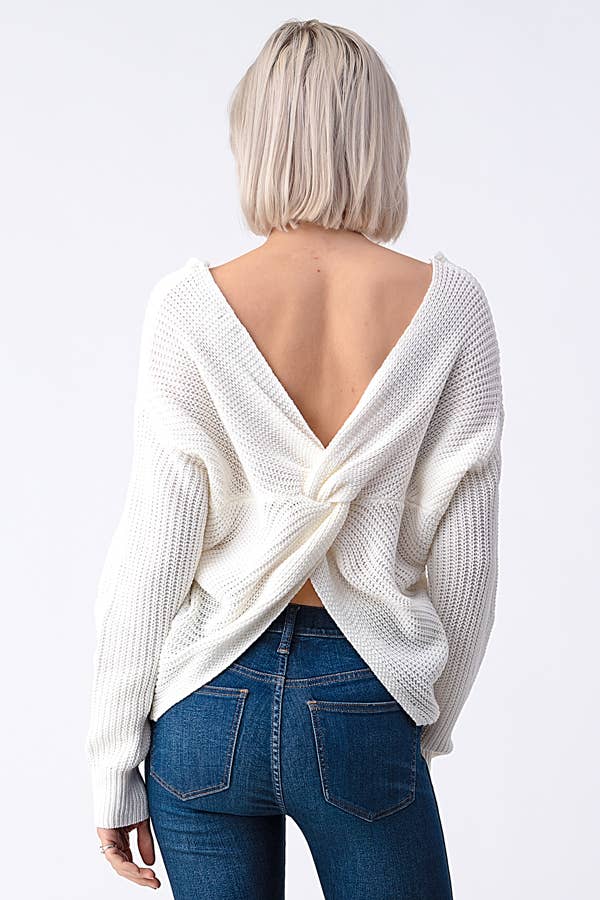 miroh - Wholesale Knit Sweater - Women's - Cross Back Sweater2