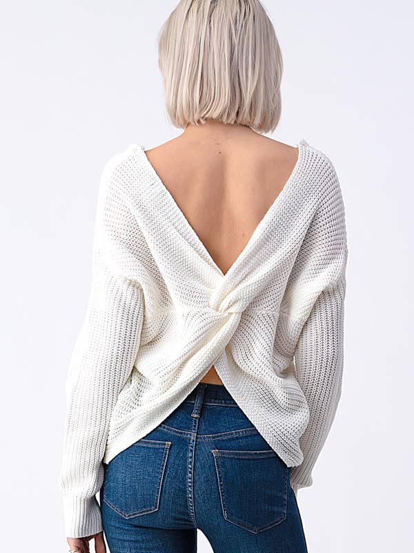 miroh - Wholesale Knit Sweater - Women's - Cross Back Sweater2