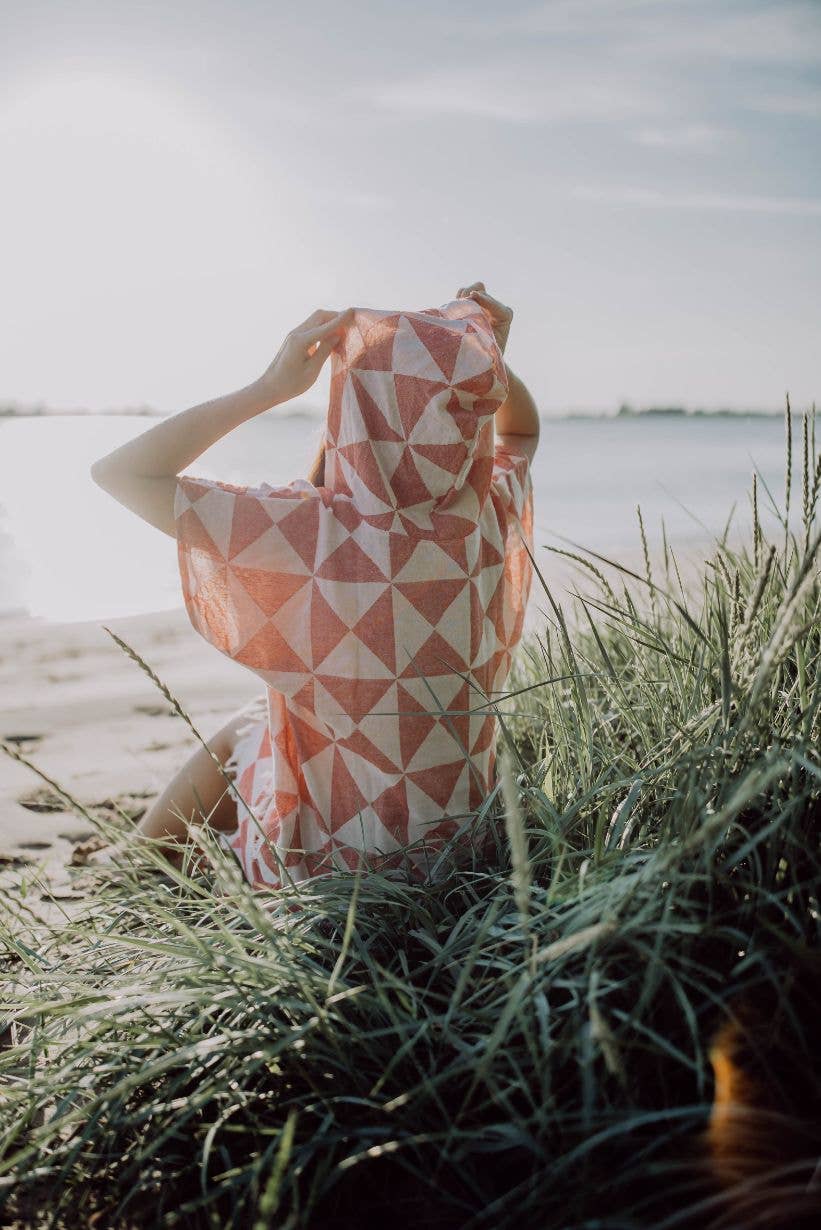 Ecobain - Wholesale Poncho - Women's - Poncho/Surf Poncho/Bath Poncho “Symique” 100% cotton, E5