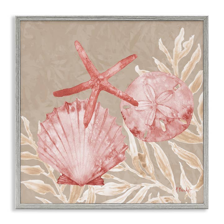 Stupell Industries - Wholesale Wall Sign - Tampico Shells & Starfish - Framed Wall Art20