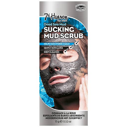 7th Heaven Exfoliante de Barro del Mar Muerto para Hombres - Exfolia y Refresca con Vitamina C para venta al por mayor de 7th Heaven
