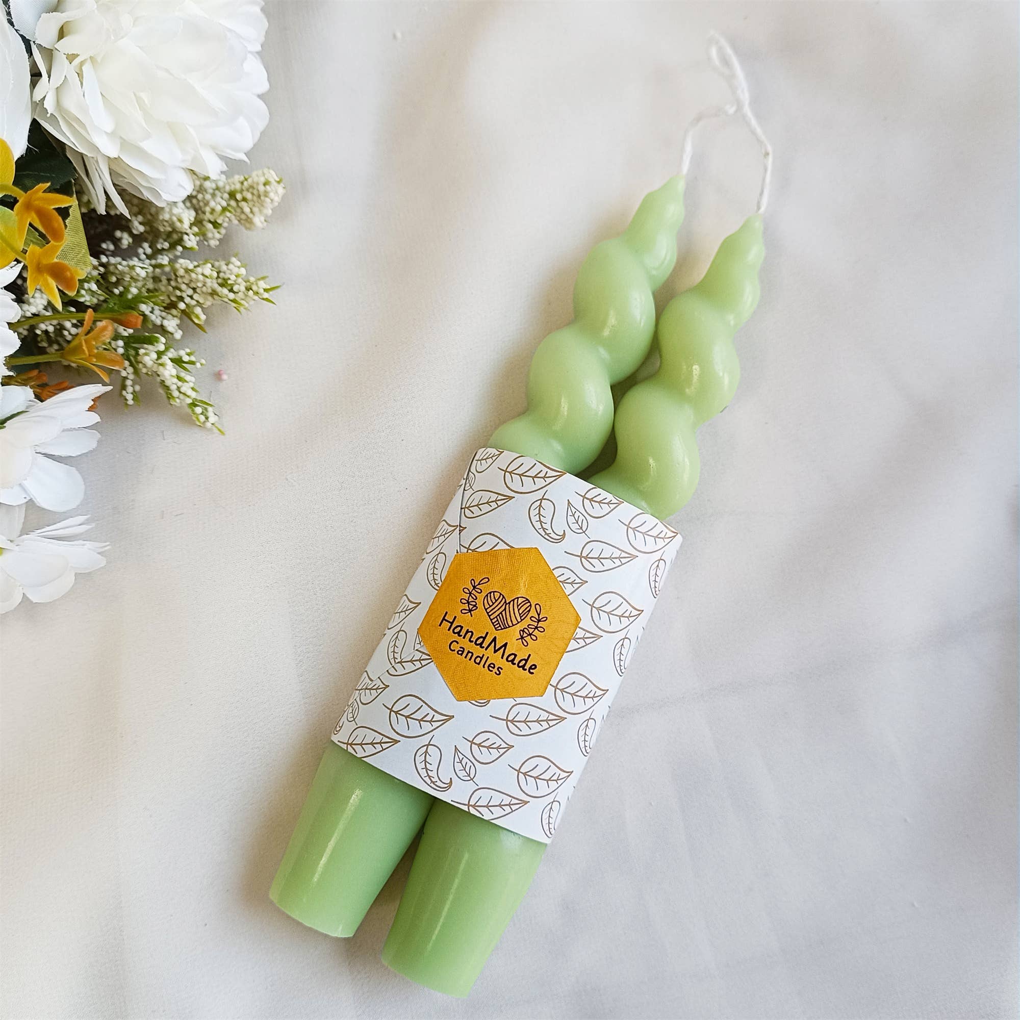 Candles Meta – wholesale Tapered candle/candlestick – 7.28" Handmade Home Decor Spiral Taper Candles16