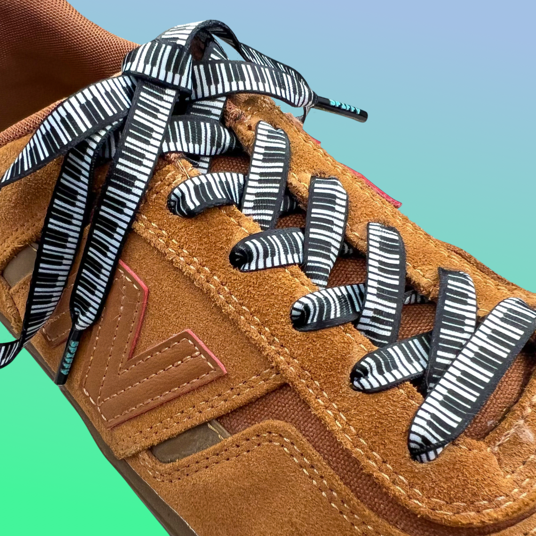 Spiffy Laces – wholesale Shoelaces – Unisex – Keyboard Shoelaces 100% Recycled FLAT Premium Shoelaces7