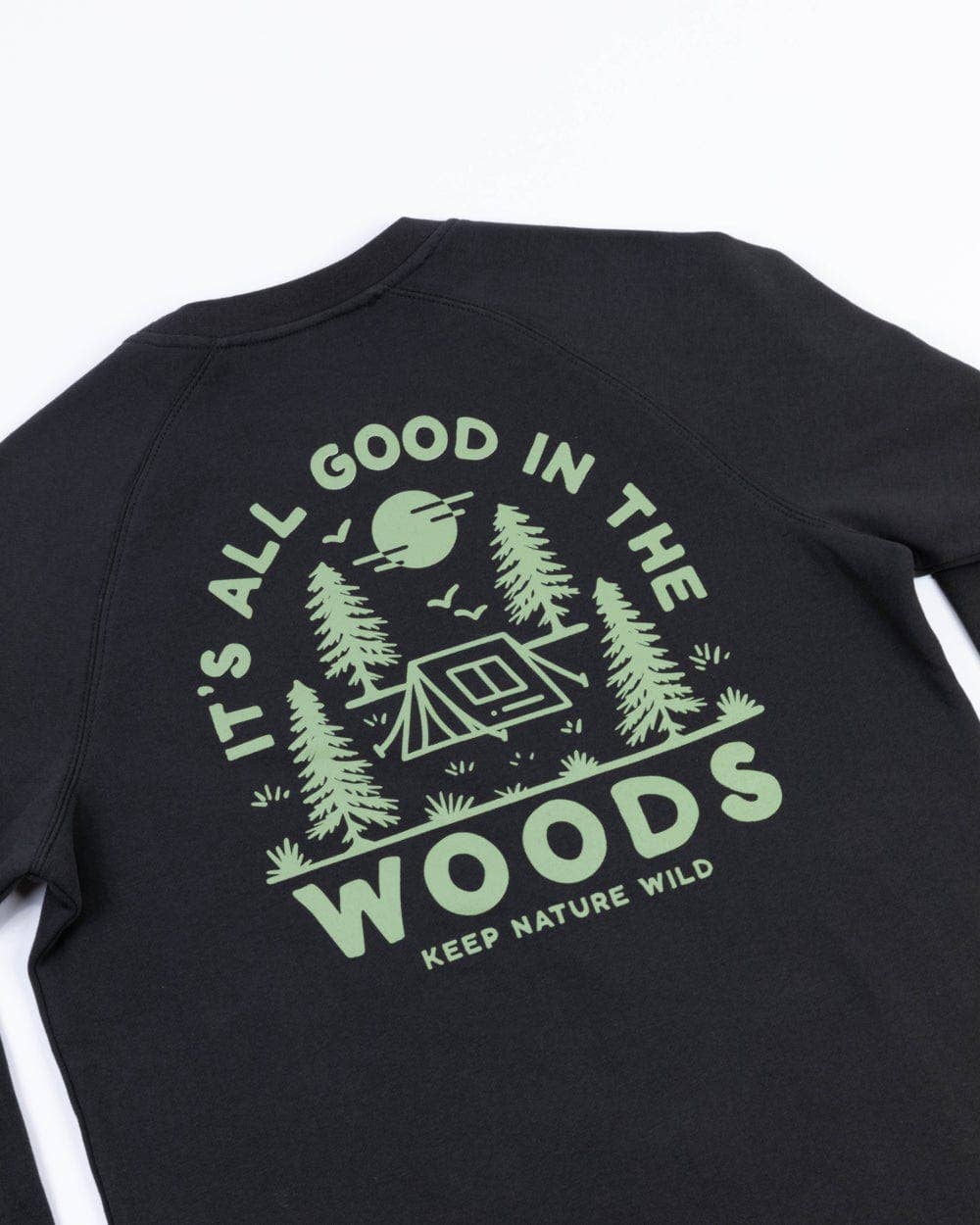 Keep Nature Wild - Wholesale Graphic Sweatshirt - Unisex - Good in the Woods Unisex Pullover | Coal3