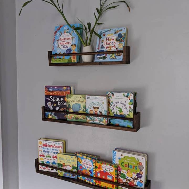 REMOVED BRAND - Wholesale Wall Mounted Shelf - Floating Shelf Nursery Shelf Bookshelf Wood Shelf