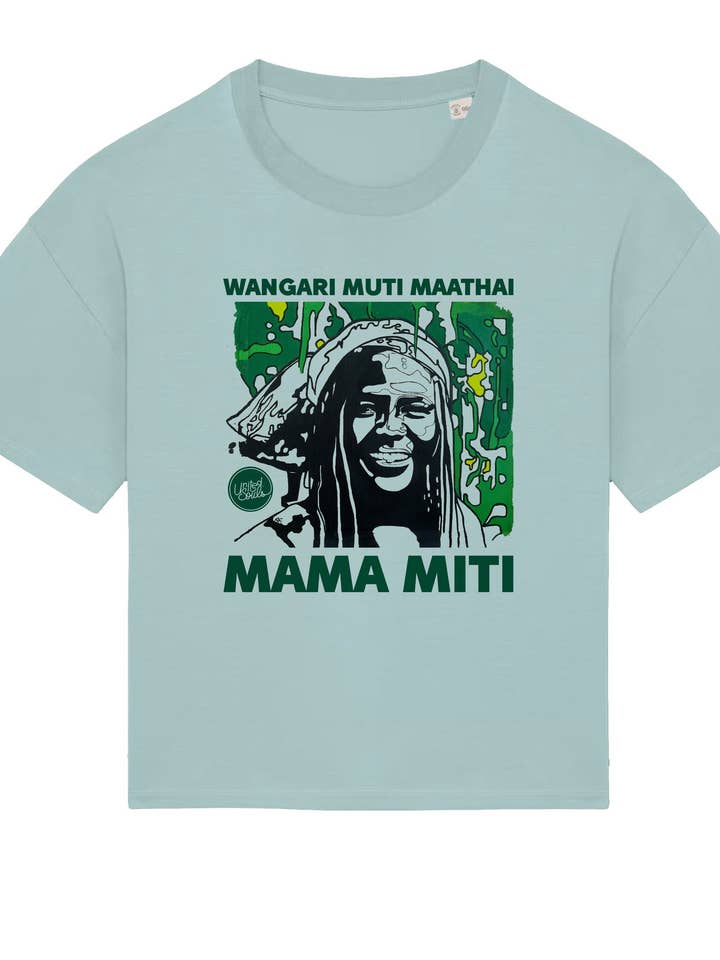 UNITED SOULS - Wholesale Screen Printed T-Shirt - Women's - Wangari Muta Maathai I Women's Oversized T-shirt12