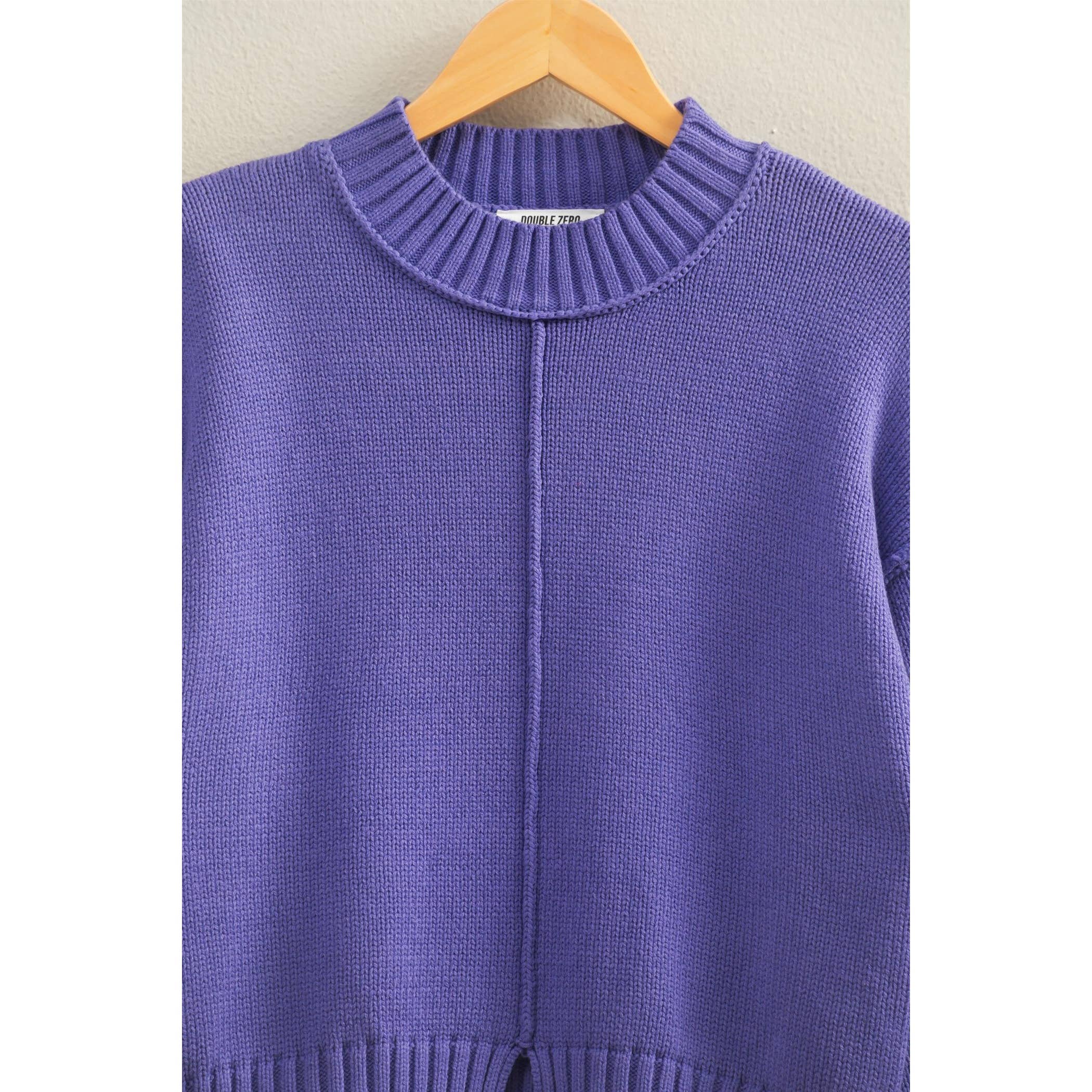 HYFVE – Großhandel Strickpullover – Damen – Pullover mit Stehkragen und Naht vorne8