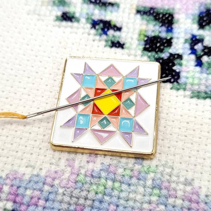 Quilt Block Needle Minder til korssting og broderi for engroshandel hos Meloca Designs