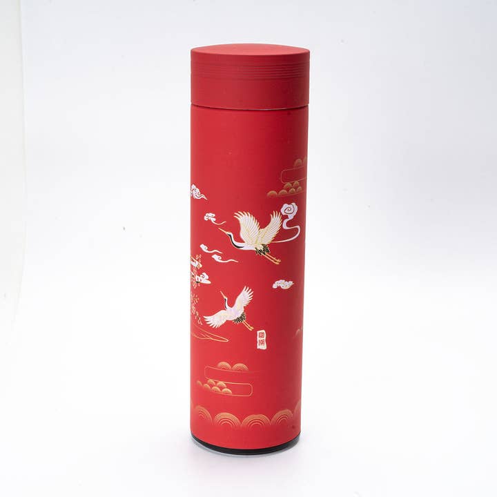 Urban Tokyo - Wholesale Flask - 17oz Vacuum Insulated Stainless Steel Thermos Flask Cherry Blossom Cranes (1/50)