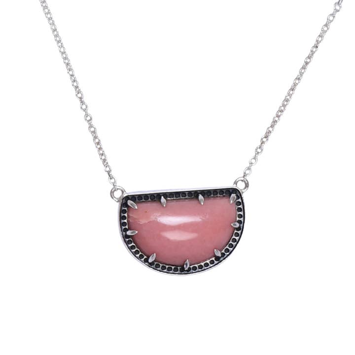 Krush Kandy - Wholesale Pendant/Charm Necklace - Happy Days Stone Slab Necklace
