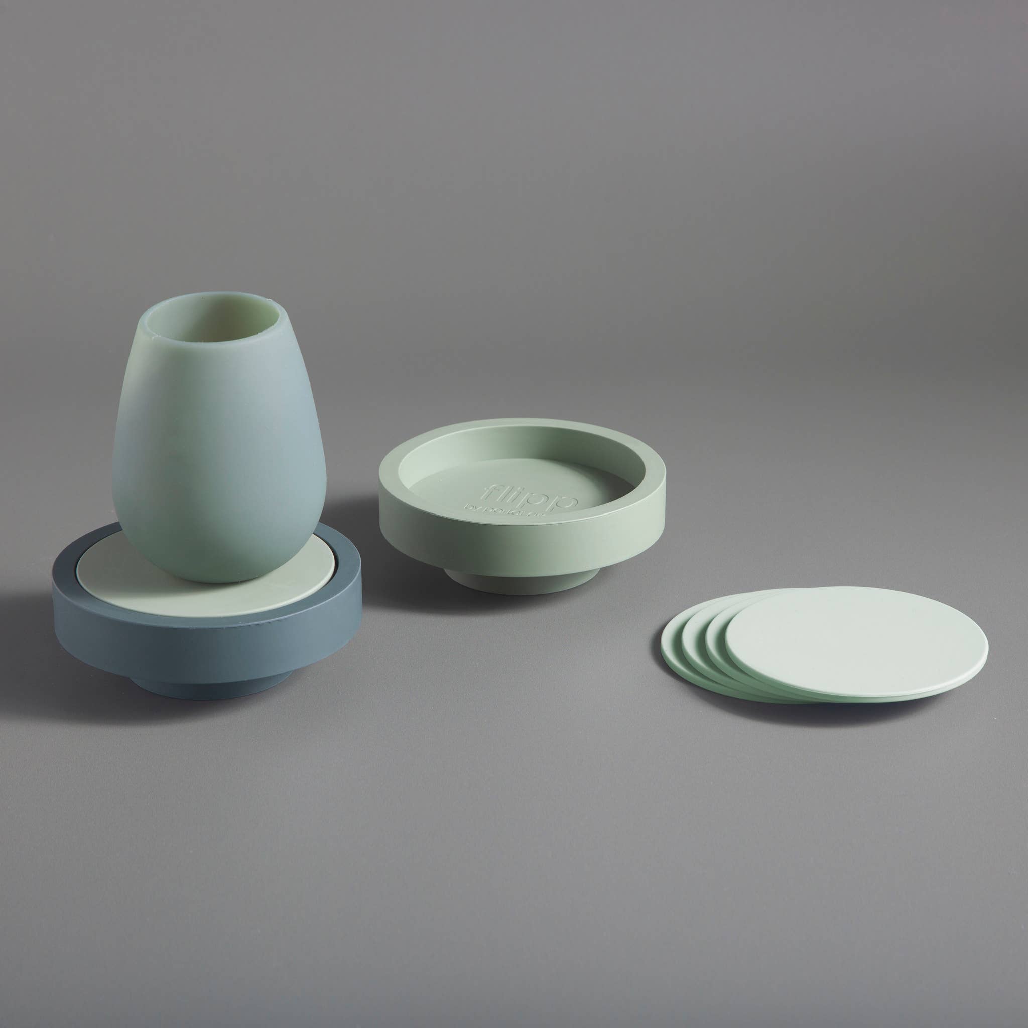 porter green | style + sustainability - Wholesale Coasters - Europe: Sage + Olive | Ciss | Unbreakable Silicone Coasters3