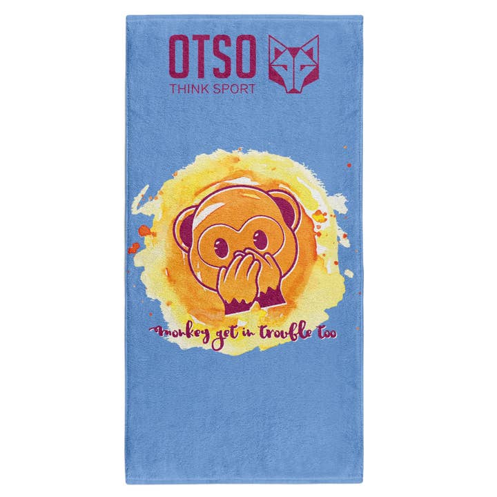 Serviette en microfibre -Emoji Singe Ne Voit Pas pour la vente par OTSO