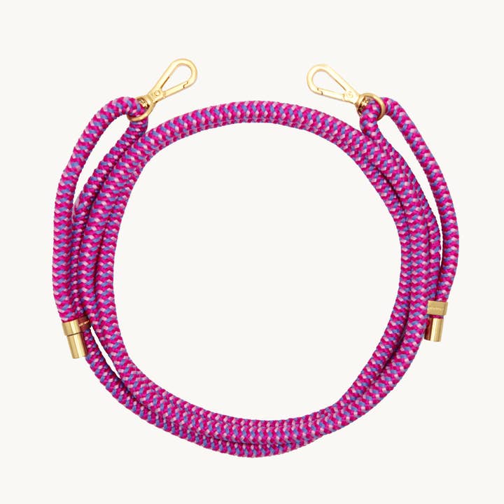 CORDON TESSA MULTICOLORE - FUCHSIA-VIOLET for wholesale by Louvini Paris