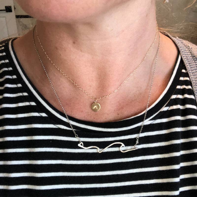 Derive Jewelry - Wholesale Pendant/Charm Necklace - Hand Stamped Mini Coin Necklace1