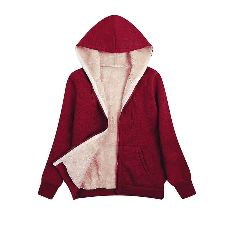 Marayn - Wholesale Hoodie - Women's - Cozy Winter Womens Fleece Hoodie Jacket Bestseller26