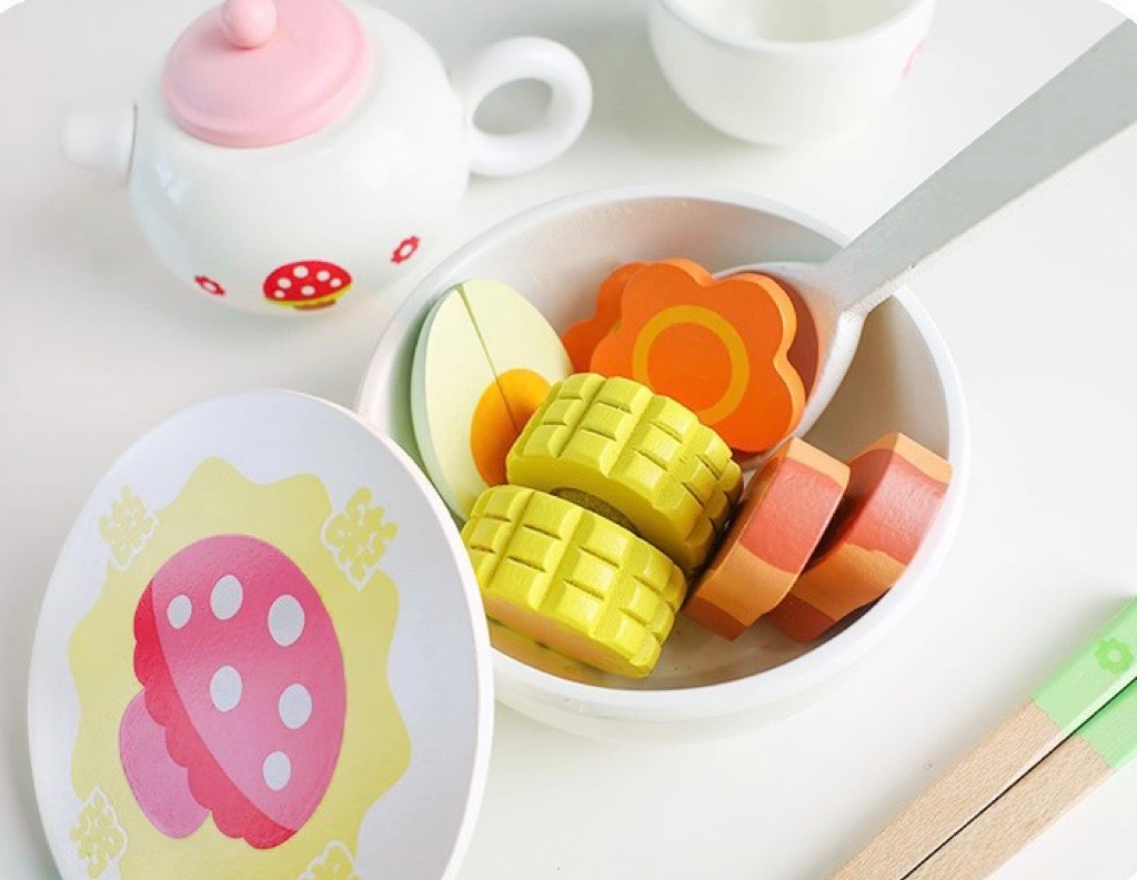 Baby Snack Time - Wholesale Toy Set - Kids - Dim Sum Tea Wooden Play Set11