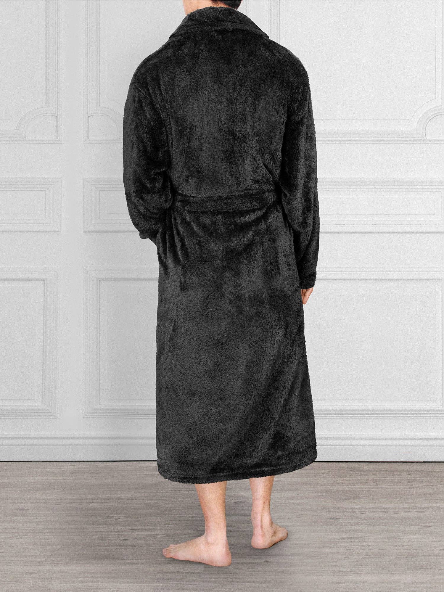 Pavilia - Wholesale Robe - Men's - Men's Sherpa Fluffy Robe4