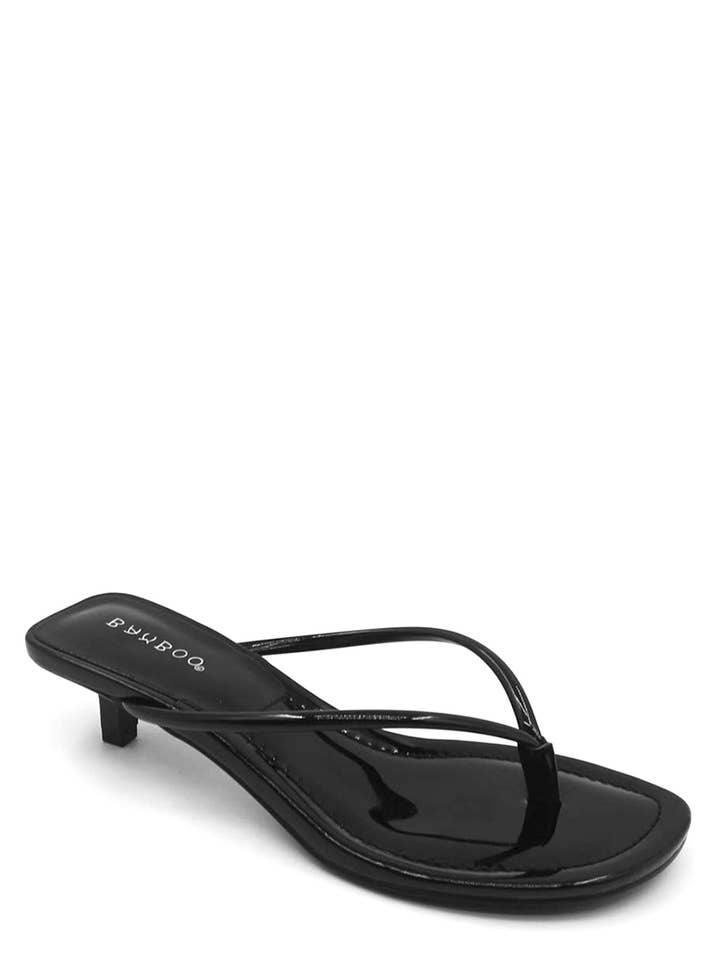 JOIA ACCESSORIES - Wholesale Sandals - Women's - FASHION THONG STRAP SLIP MINI HEEL, DAYLIGHT 01 121