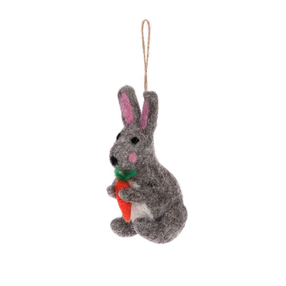 Sophie Allport - Wholesale Ornament - Hare Felt Decoration0