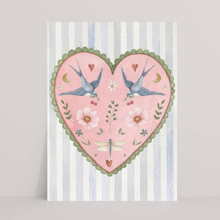 Vykort svalor för wholesale av Appeloogje