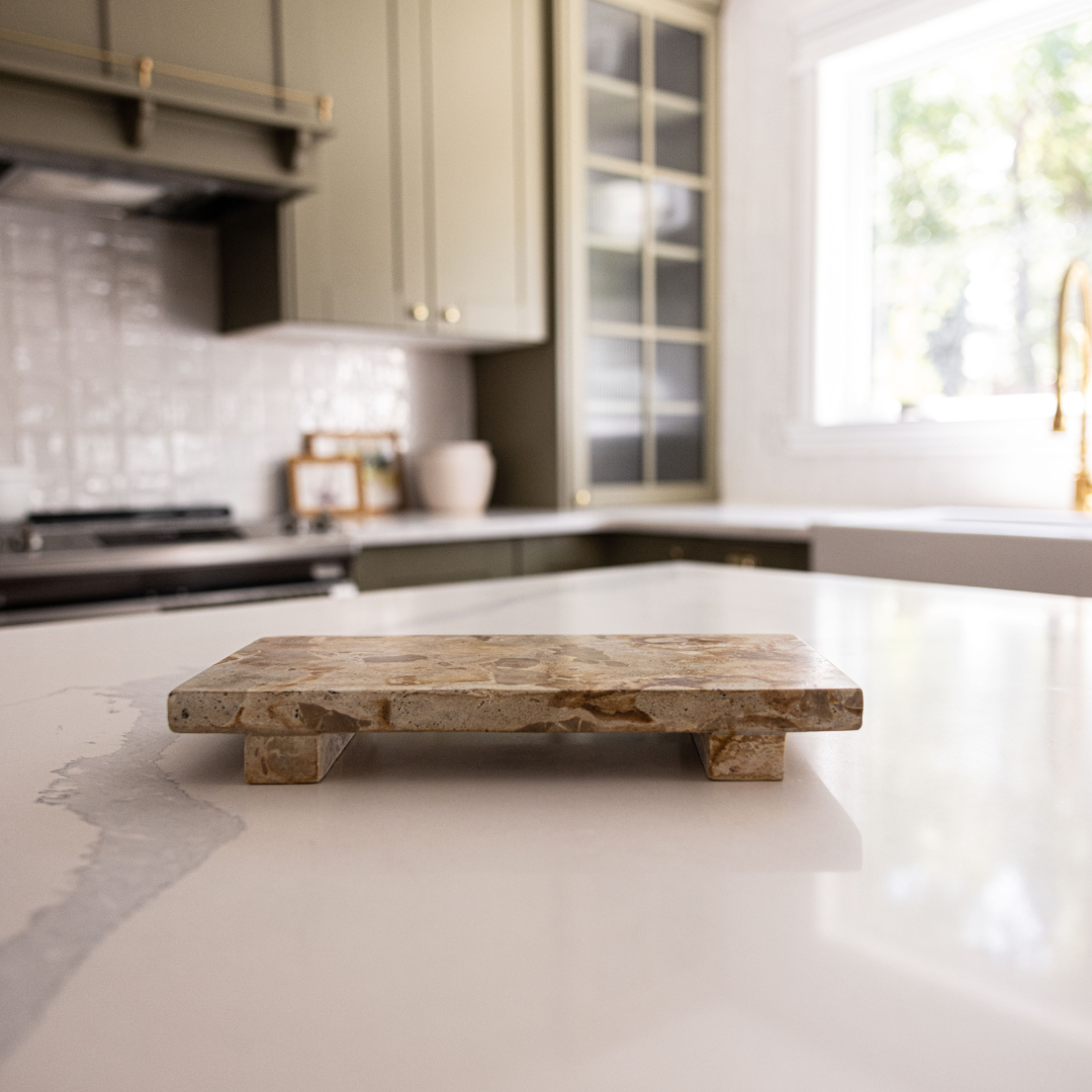 Luxe B Co – wholesale Trivet – Chocolate Marble Trivet Riser11