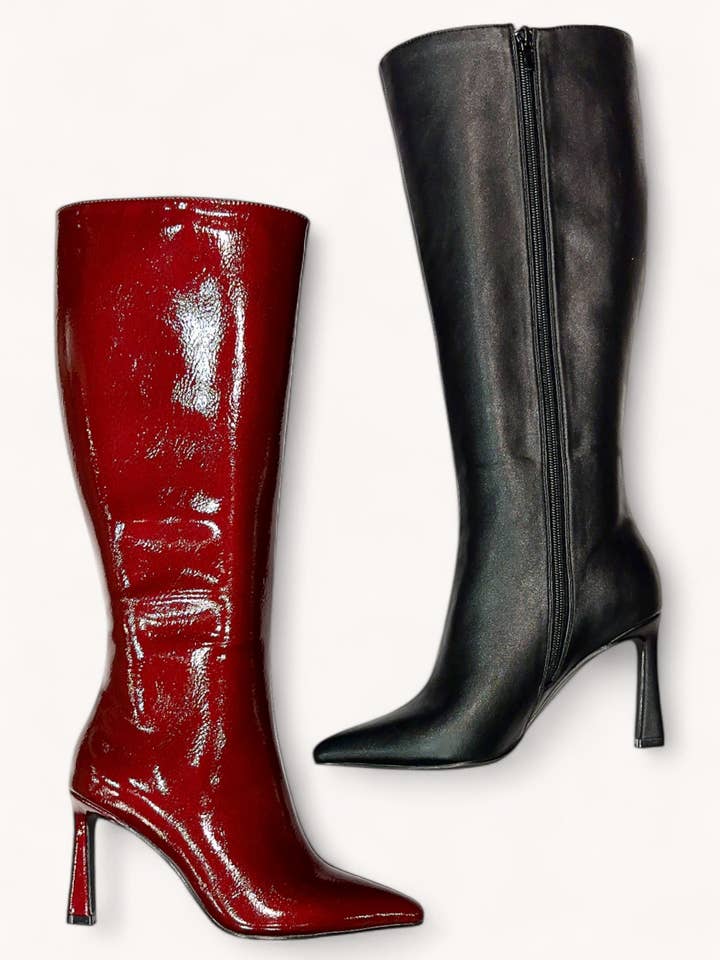 BOTAS ALTAS DE TACÓN DE AGUJA DE DISEÑO ELEGANTE UNITY-77 para venta al por mayor de CCOCCI