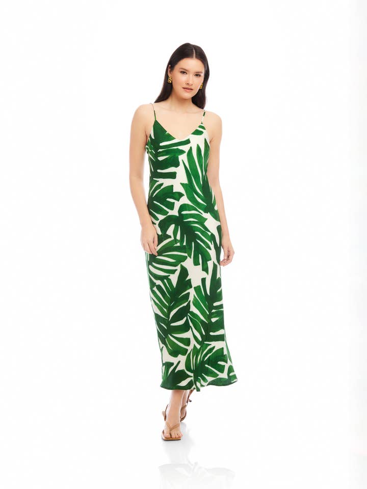 Print F Carie Bias Midi Dress for wholesale on Faire
