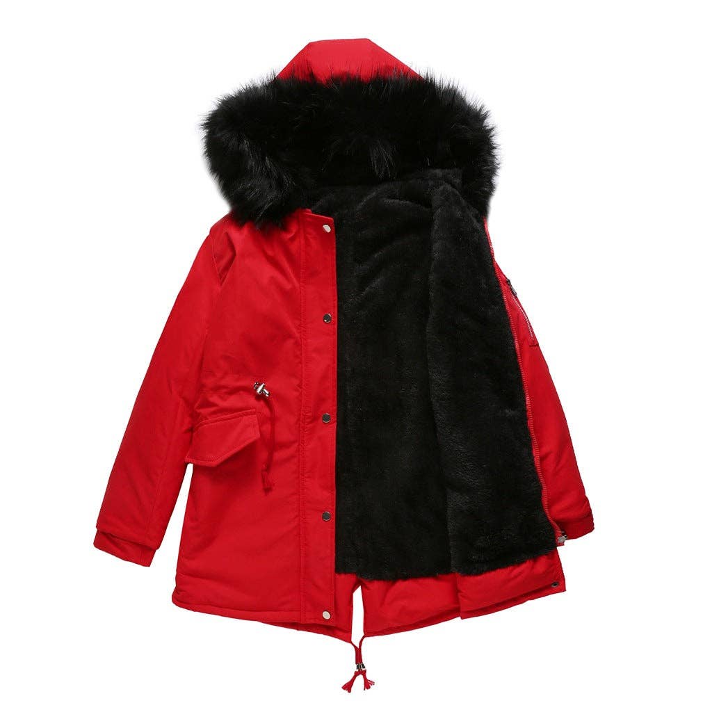 Marayn - Wholesale Coat - Women's - Warm Hooded MidLength Padded Parka Coat  Winter 202545