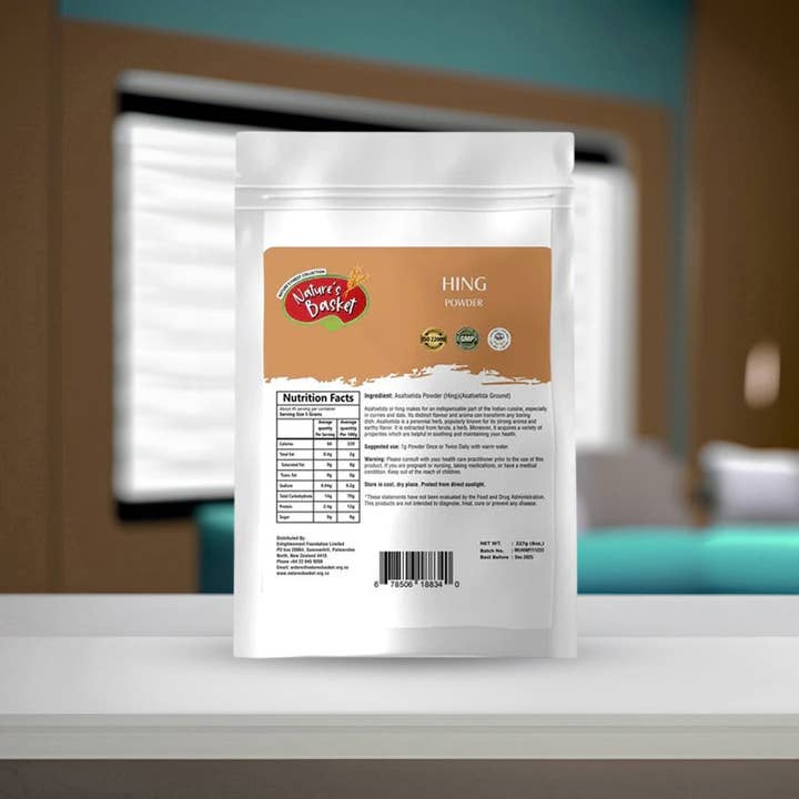 Natures Basket - Wholesale Dried Spice - Nature's Basket Compounded Hing (Ferula asa-foetida) powder - Contains gluten6