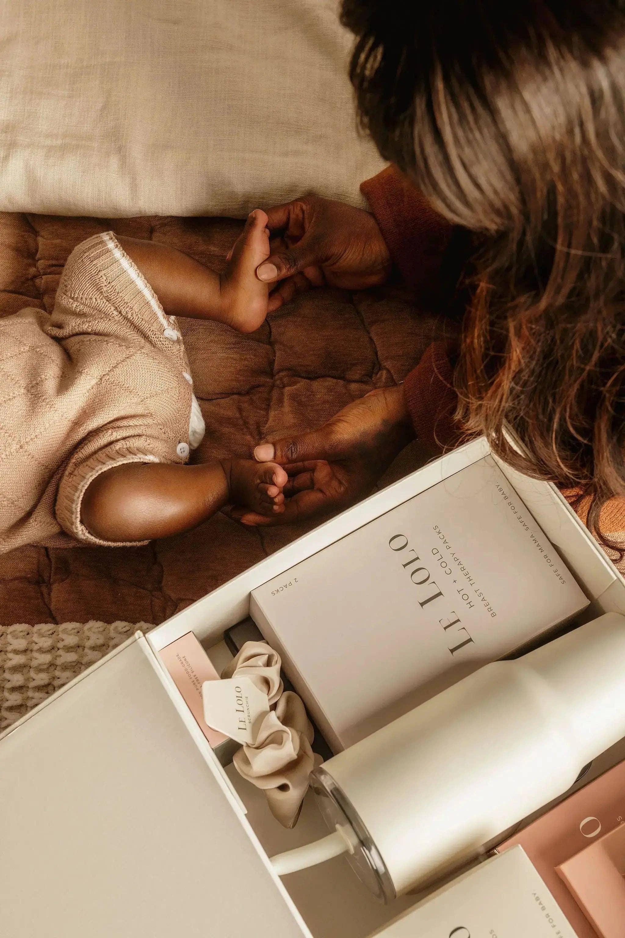 Le Lolo - Wholesale Keepsake Box - Kids & Baby - Linen Baby Keepsake Box2