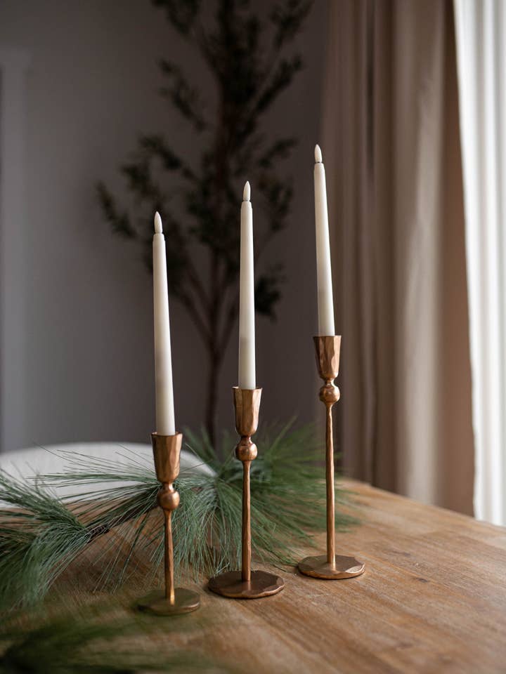 Gold Iron Candle Sticks for wholesale by Luxe B Co