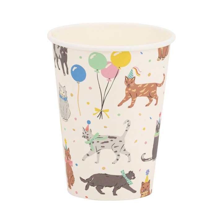 PET1112 - Cat Party Cup - 12 oz for wholesale by My Mind’s Eye