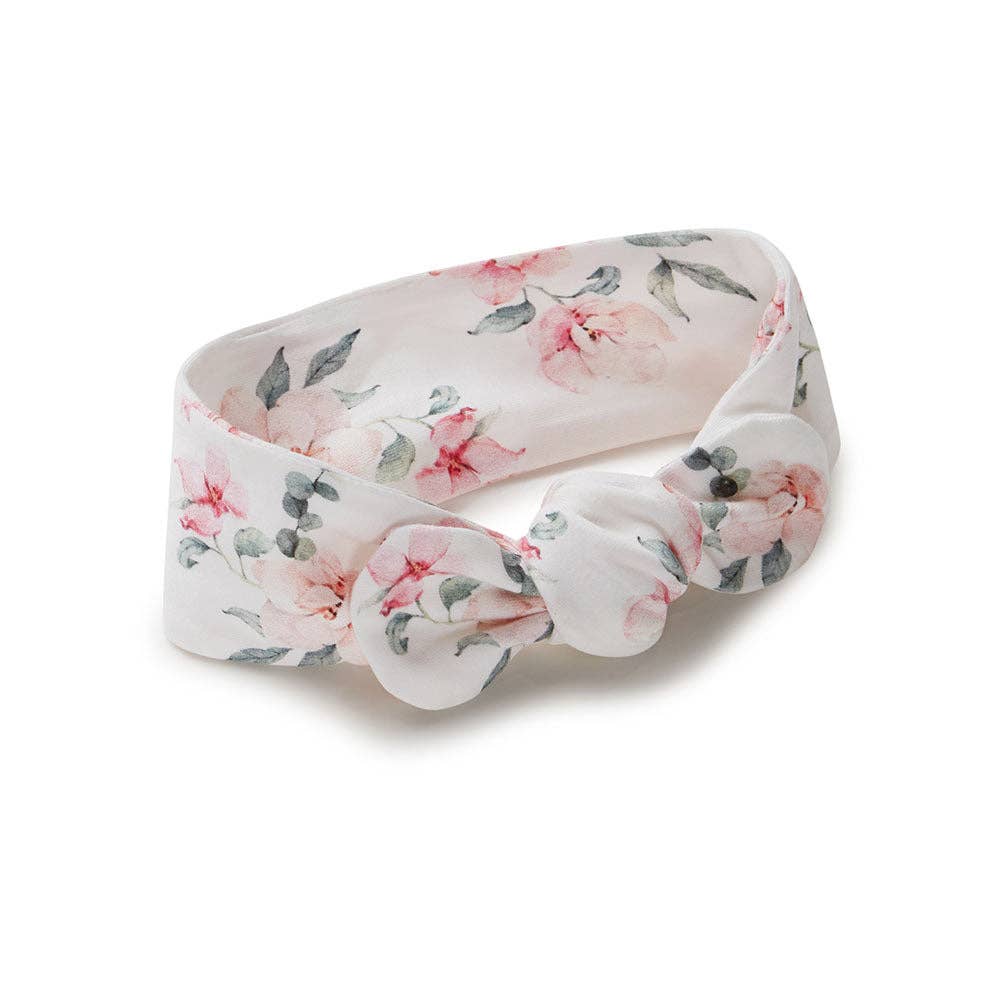 Snuggle Hunny – Conjunto de Swaddle - Bebé por atacado – Conjunto Camille Jersey Biológico Wrap & Topknot4