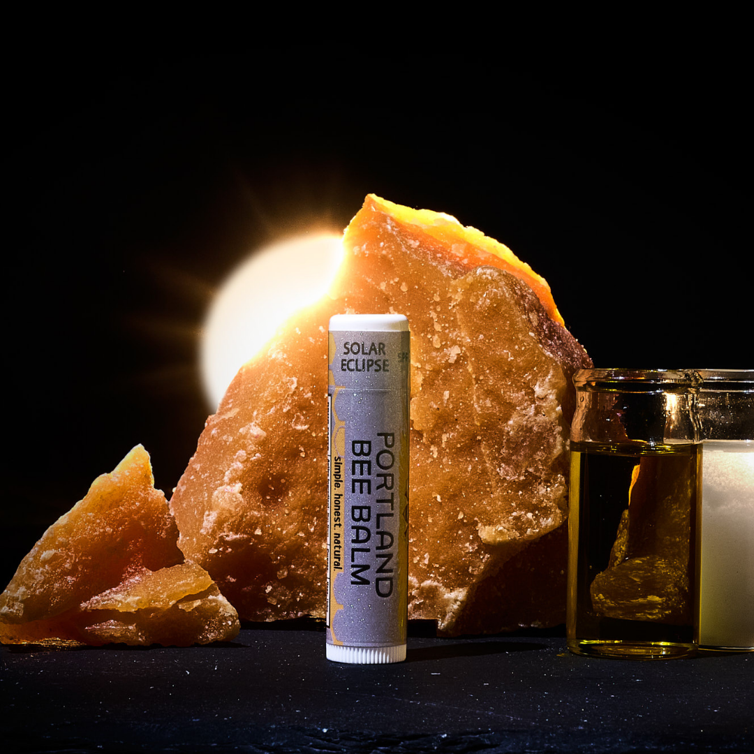 Portland Bee Balm - Wholesale Lip Balm - Solar Eclipse SPF 15 Beeswax Lip Balm Display – 24-Count1