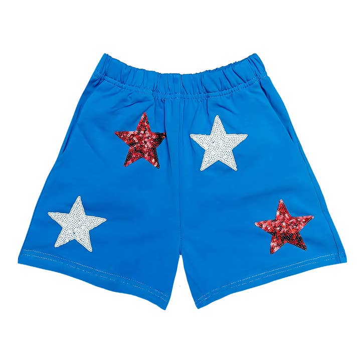 Stars Sequin Shorts for wholesale by Belle Cher