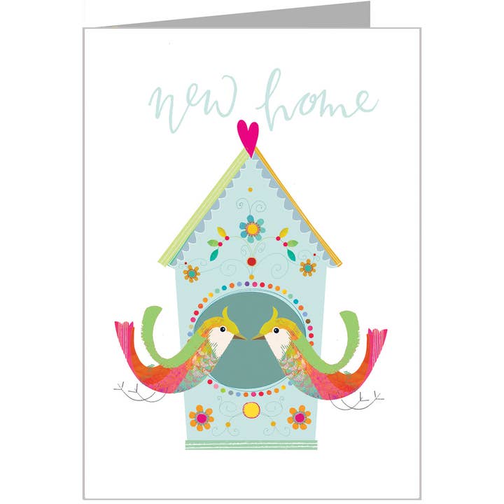 FF16 Silver Foiled New Home Card for wholesale by Kali Stileman Publishing