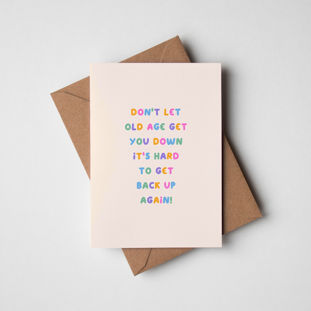 Shake The Label – wholesale Birthday card – Old Age Birthday Card - Funny Birthday Card, Joke Card0