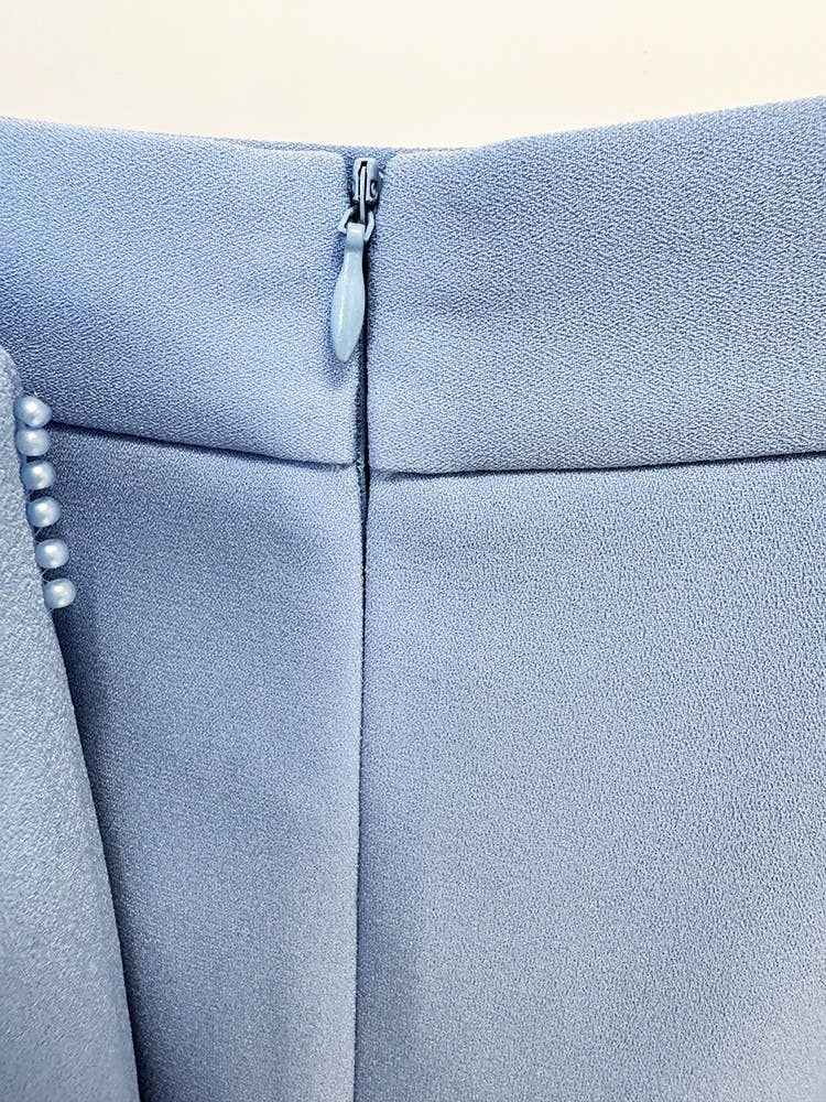 Productseeker – Conjunto de top e saia - Mulher por atacado – SET038 Apresentamos as nossas “Luxe Beaded Diamond Top & Skirt Ens”8