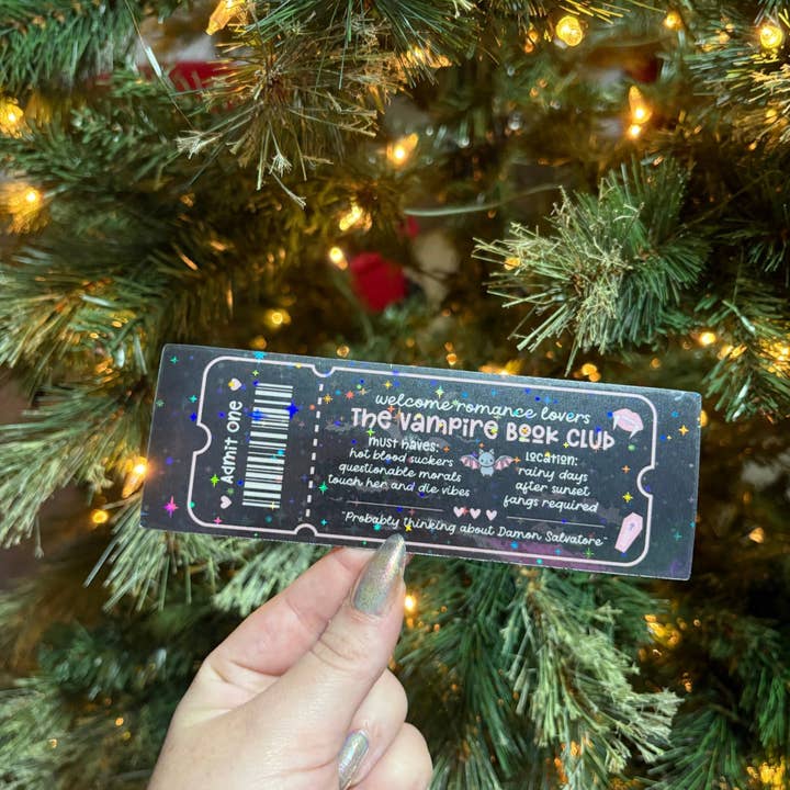 Awfullynerdy.co - Wholesale Bookmark - The Vampire Book Club Bookmark2