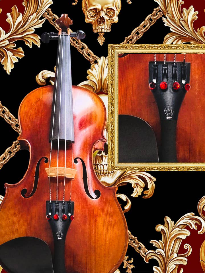 Rozanna's Lumina Artist Violin Outfit (Skeleton Hand) for wholesale by Rozanna's Violin