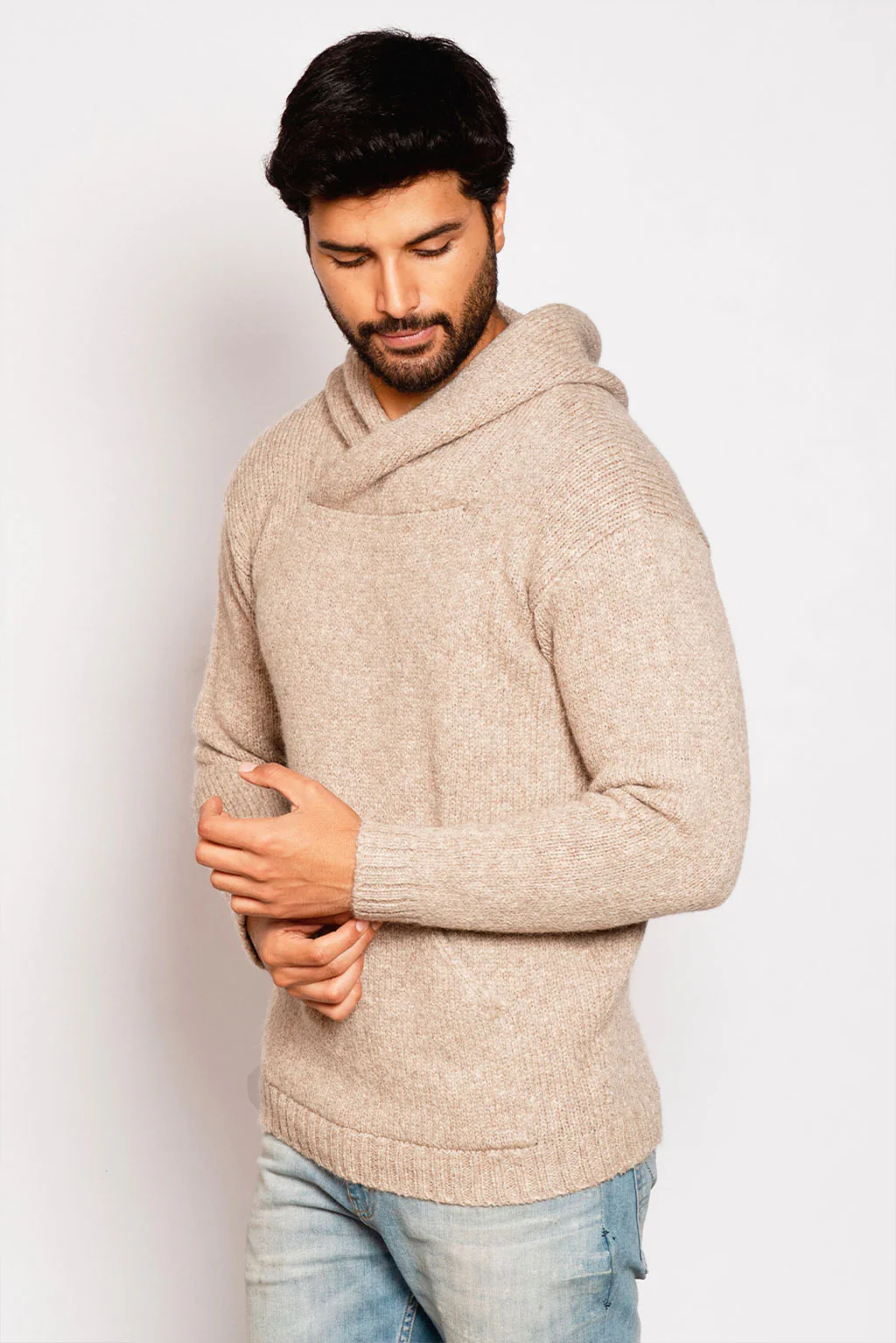 Alpaca Collections - Wholesale Hoodie - Men's - Brian Alpaca Hoodie5