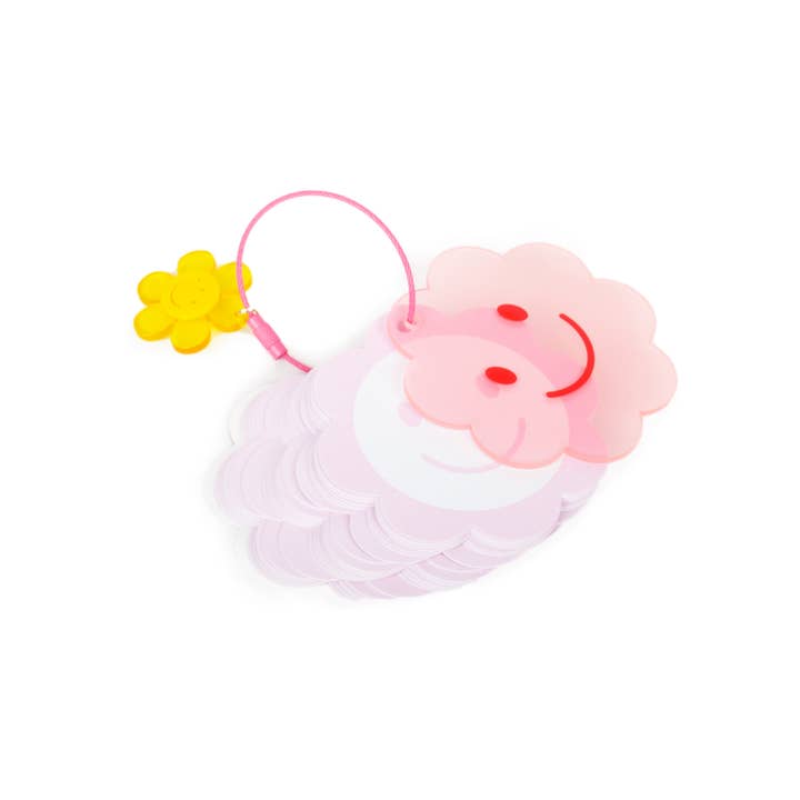 Helio Ferretti - Wholesale Notepad - SMILE FLOWER MINI PORTABLE NOTEPAD HF1