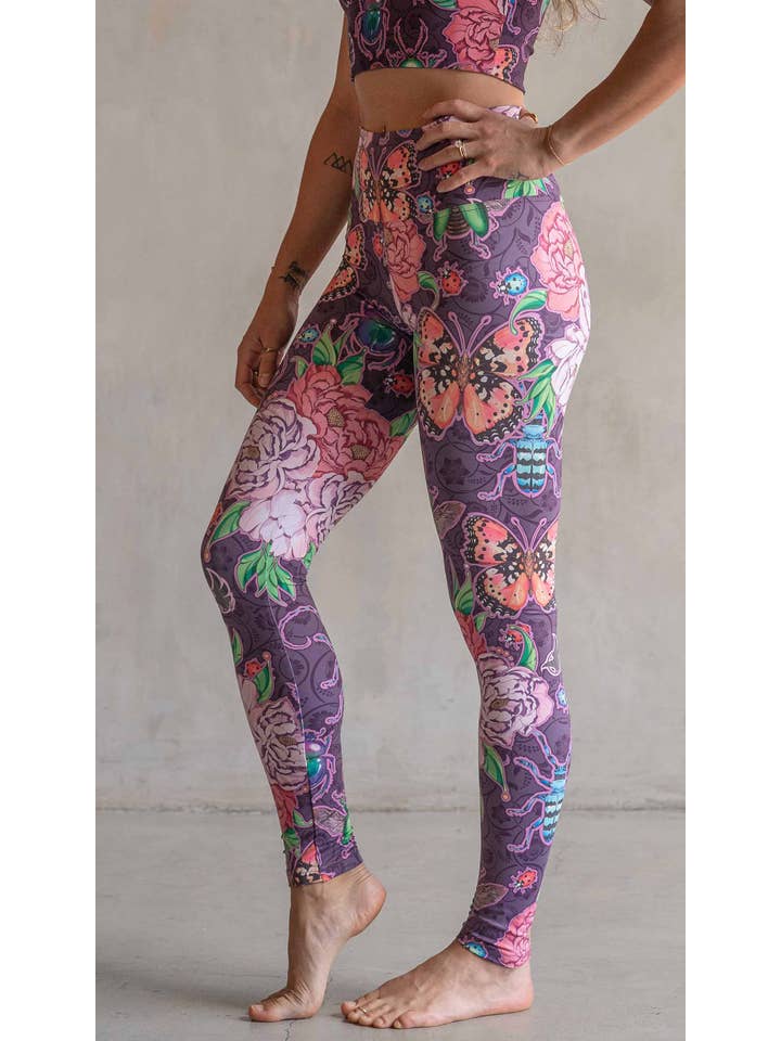 Eagle Rock Werkshop® - Wholesale Athletic/Lounge Leggings - Women's - Enchanted Garden Athleisure Leggings