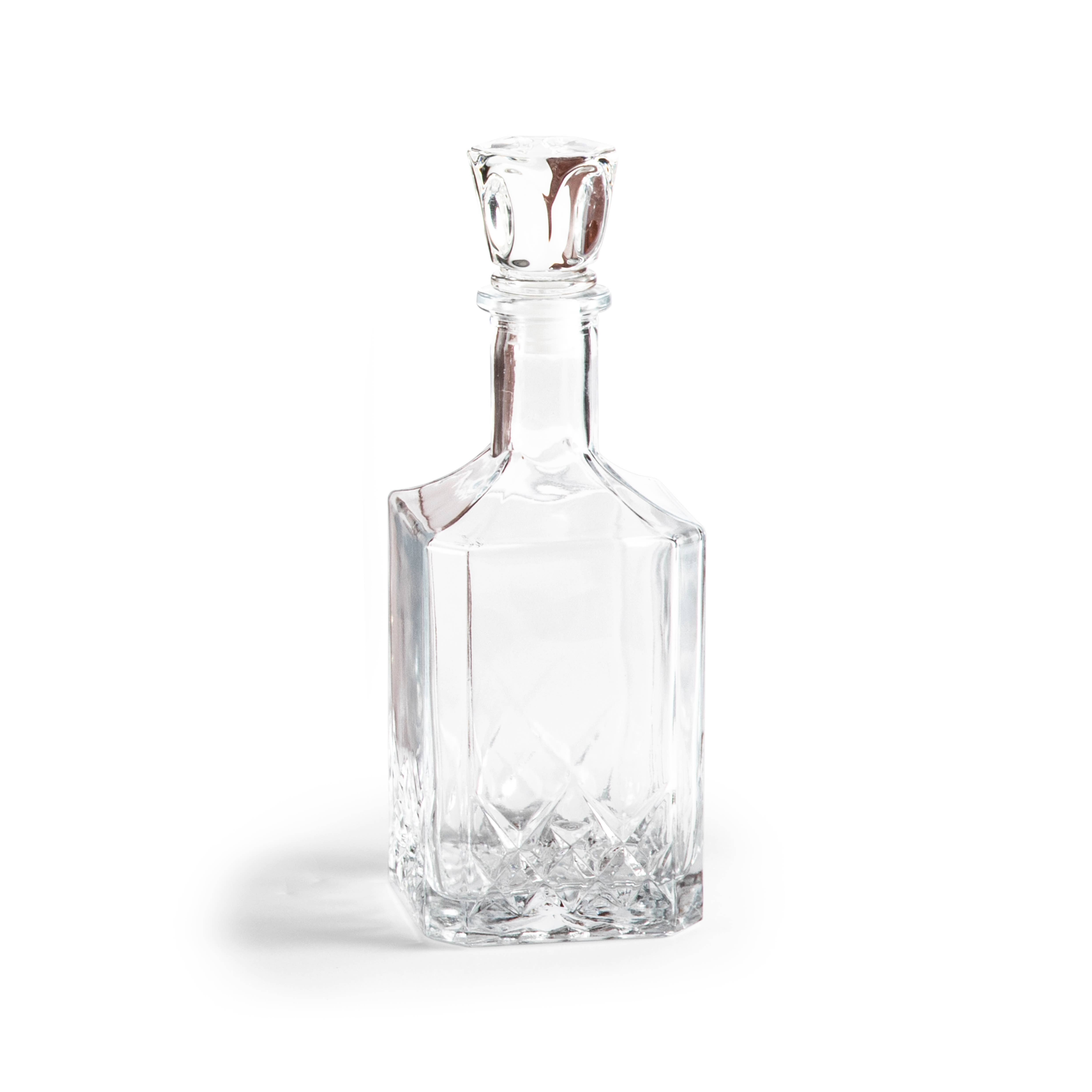 Dark Stain Parawood Whiskey Box with Decanter - Gift Set for wholesale on Faire24