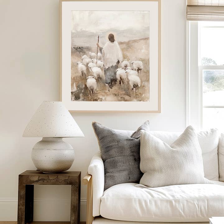 Great Thou Art - Wholesale Art Print - The Shepherd's Devotion - print